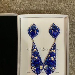 Blue Stephanie Somers Earrings